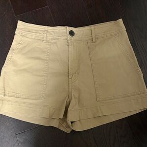 H&M Tan Utility Patch Pocket Shorts